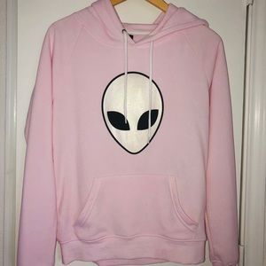 Zumiez alien holographic sweater